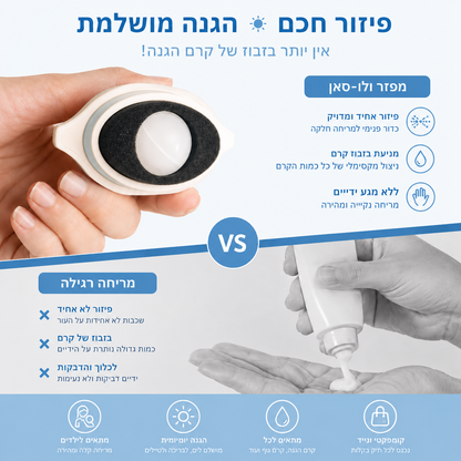 VeloSun-מפזר קרם הגנה/קרם