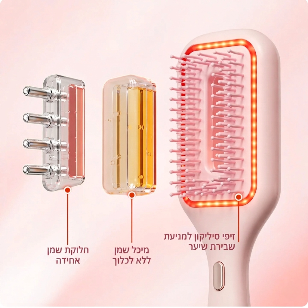 GrowBrush-מברשת לטיפול בשיער